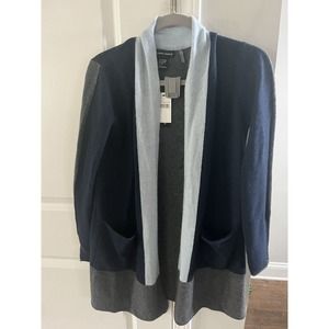 100% cashmere cardigan women small new